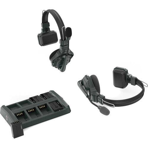 Hollyland Solidcom C1-2S Full-Duplex Wireless DECT Intercom System with 2 Headsets (1.9 GHz