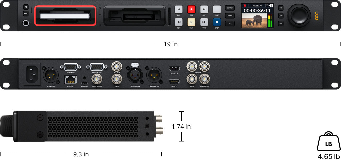 Blackmagic Design HyperDeck Studio HD Pro