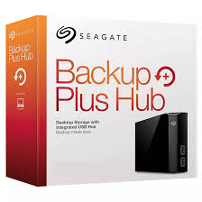 Seagate Backup Plus Hub 8TB Desktop Storage with Integrated USB Hub