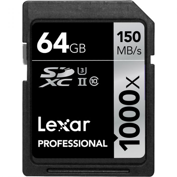 Lexar® Professional SD 64gb 1000x 150mbps