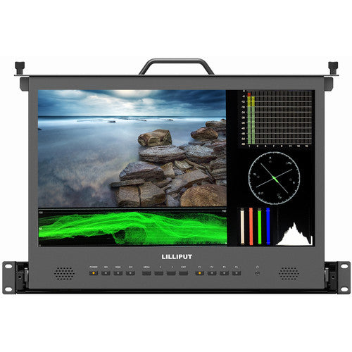 Lilliput RM-1730S 17.3" Full HD 3G-SDI/HDMI Pullout Rackmount Monitor (1 RU)