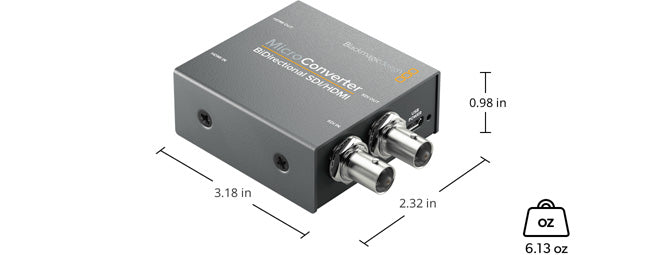 Blackmagic CONVBDC/SDIHDWPSU Micro Converter BiDirect SDI/HDMI 3G wPSU