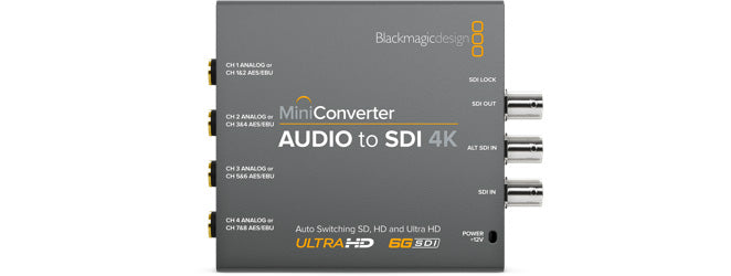 Blackmagic Design CONVMCAUDS4K Mini Converter - Audio to SDI 4K