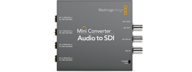 Blackmagic Design CONVMCAUDS2 Mini Converter - Audio to SDI 2