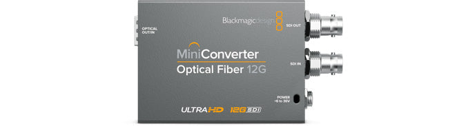 Blackmagic Design CONVMOF12G Mini Converter - Optical Fiber 12G