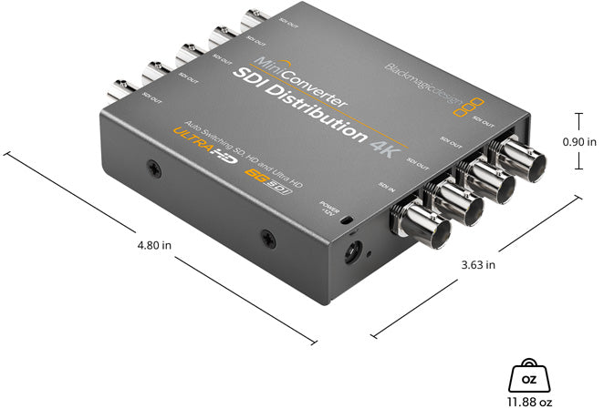 Blackmagic Design CONVMSDIDA4K Mini Converter - SDI Distribution 4K