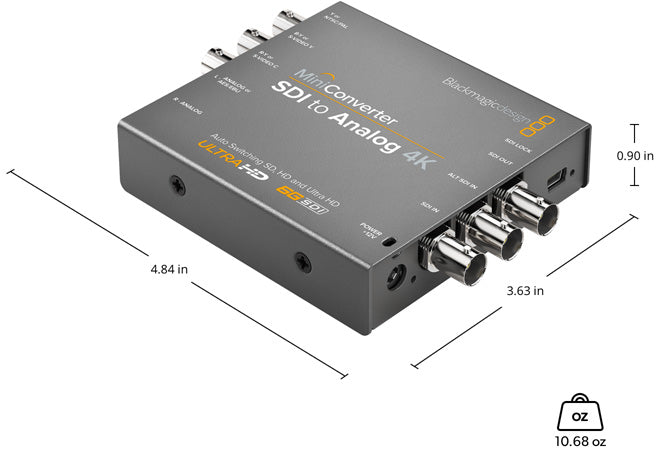 Blackmagic Design CONVMASA4K Mini Converter - SDI to Analog 4K