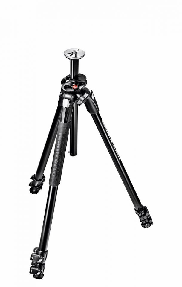 Manfrotto MT290DUA3 290 DUAL Alu 3 section tripod with 90° column