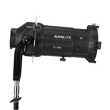 NanLite PJ-BM Bowens Mount Projection Attachment with 36 Degree Lens