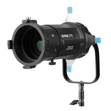 NanLite PJ-BM Bowens Mount Projection Attachment with 36 Degree Lens