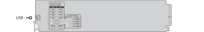 Blackmagic Design CONVOPENGCAUDS OpenGear Converter - Audio to SDI
