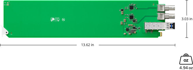 Blackmagic Design CONVOPENGOF OpenGear Converter - Optical Fiber