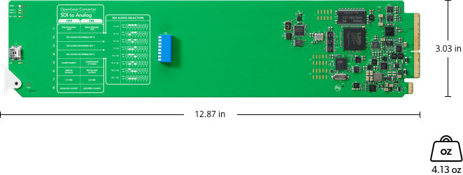 Blackmagic Design CONVOPENGASA OpenGear Converter - SDI to Analog