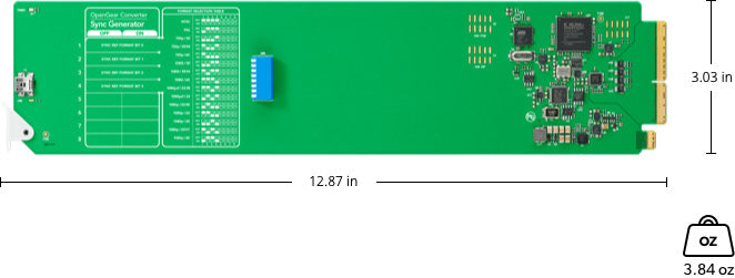 Blackmagic Design CONVOPENGSYNC OpenGear Converter - Sync Generator