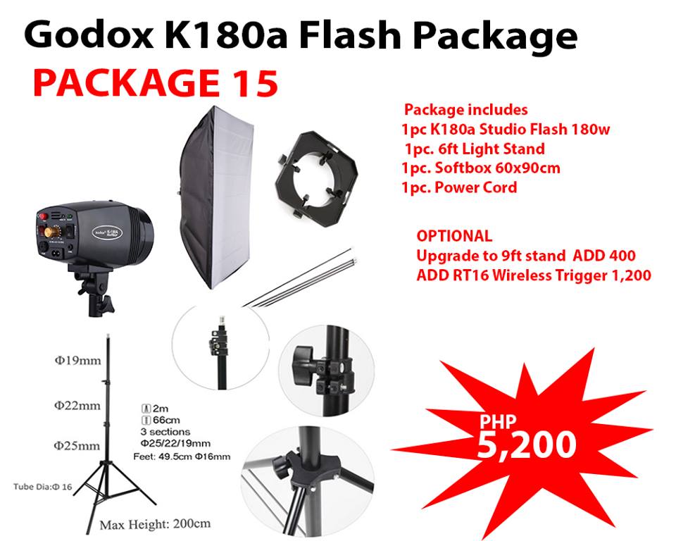 Godox K180a Flash Package (Package 15)