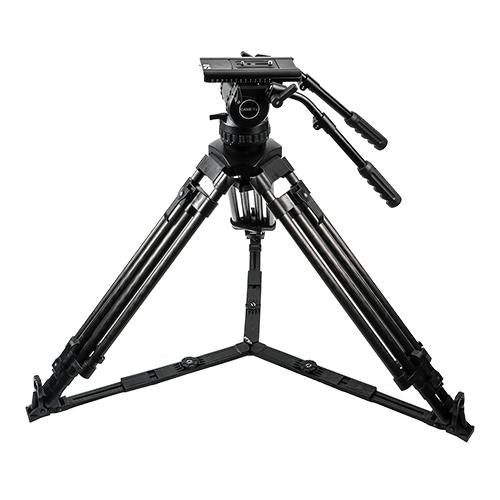 CAME-TV Professional Carbon Fiber Tripod With Fluid Head Max Load 29.6kg