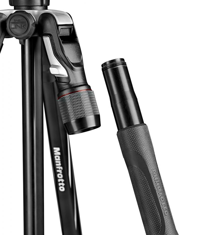 Manfrotto MKBFRTA4B-BHM Befree 2N1 Aluminium tripod twist, monopod included