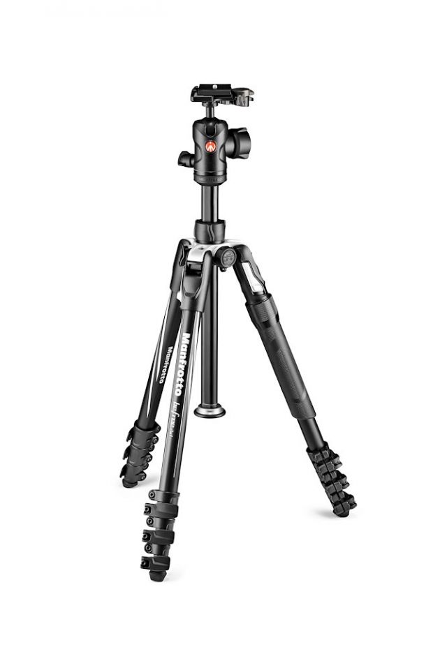 Manfrotto MKBFRLA4B-BHM  Befree 2N1 Aluminium tripod lever, monopod included