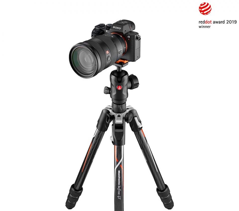 Manfrotto MKBFRTC4GTA-BH Befree GT Carbon fibre designed for α cameras from Sony