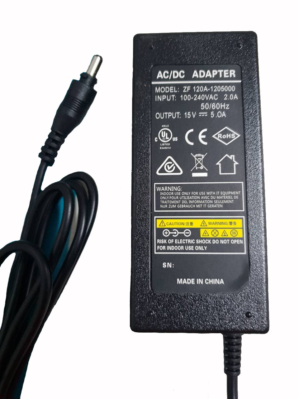 APEX Ringlight Power Supply Adaptor with Cord