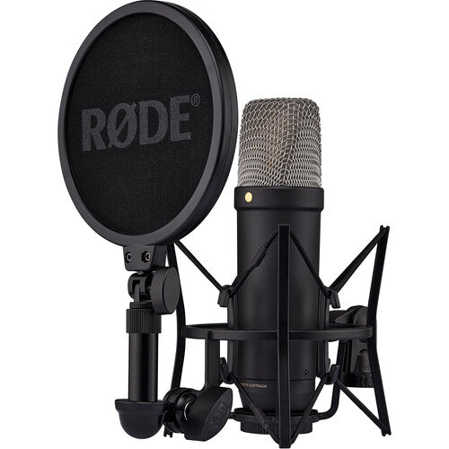 RODE NT1 5th Generation Large-Diaphragm Cardioid Condenser XLR/USB Microphone (Black)