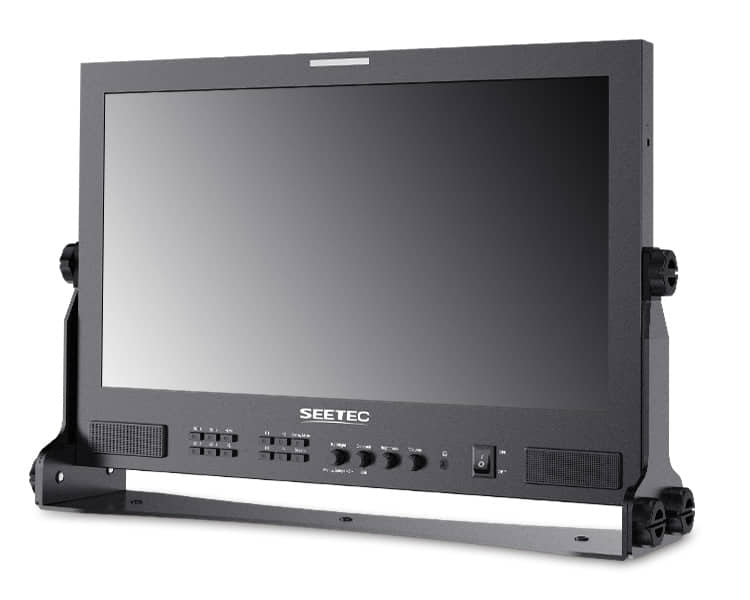 SEETEC ATEM173S 17.3 inch Multi-camera Broadcast Monitor 3G-SDI HDMI Full HD 1920x1080 Rugged aluminium housing With Waveform