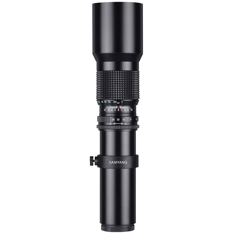 Samyang 500mm f/8.0 Preset Telephoto T-Mount Lens