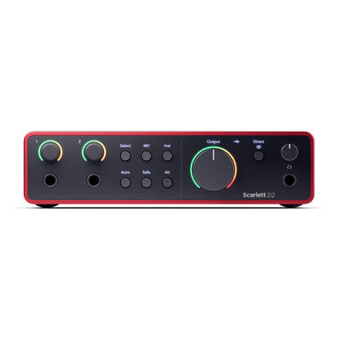 Focusrite Scarlett 2i2 4th Gen USB 2-in/2-out USB-C Audio Interface