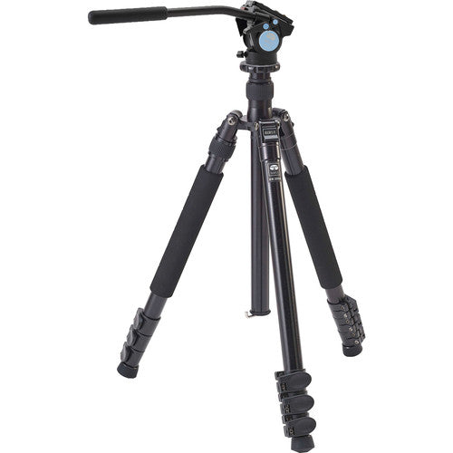 Sirui EN-2004 Aluminum Tripod &amp; VA-5 Ultra-Compact Video Head Bundle