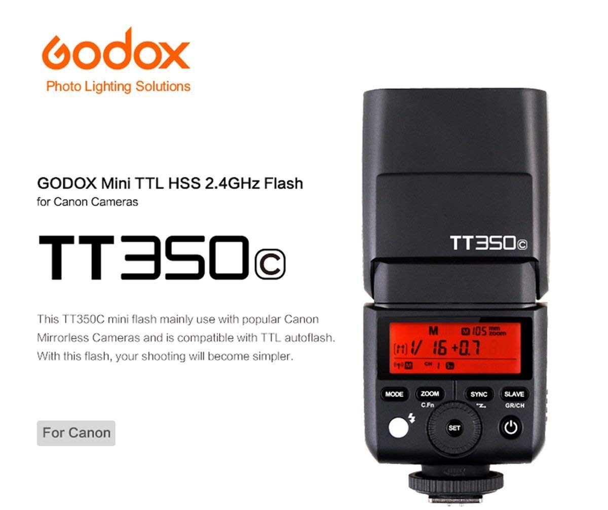 GODOX V350 TTL HSS Flash Speedlite for Canon with Lithium Ion Battery