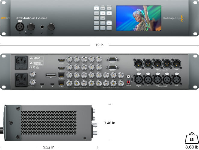 Blackmagic Design BDLKULSR4KEXTR/3 UltraStudio 4K Extreme 3