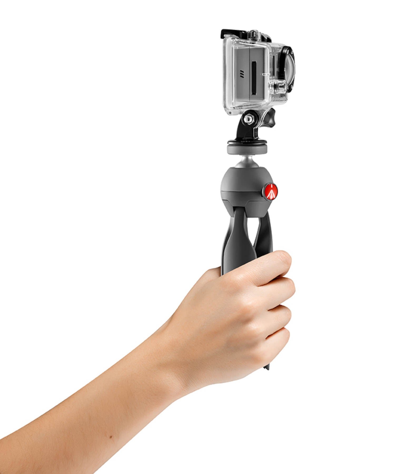 Manfrotto MKPIXIEX-BK PIXI Xtreme Mini Tripod with Head for GoPro Cameras