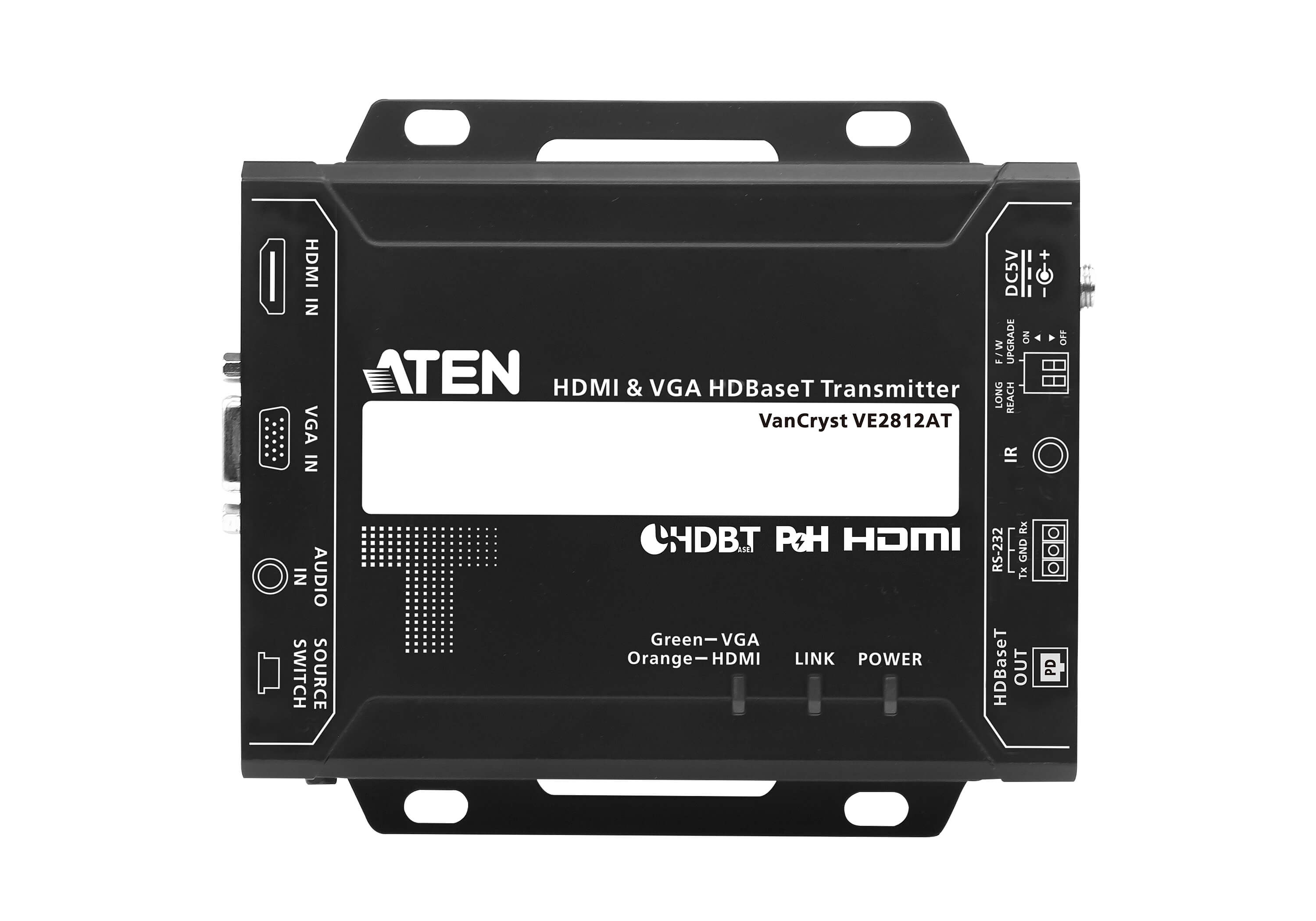 ATEN VE2812AT HDMI &amp; VGA HDBaseT Transmitter with POH (4K@100m) (HDBaseT Class A)