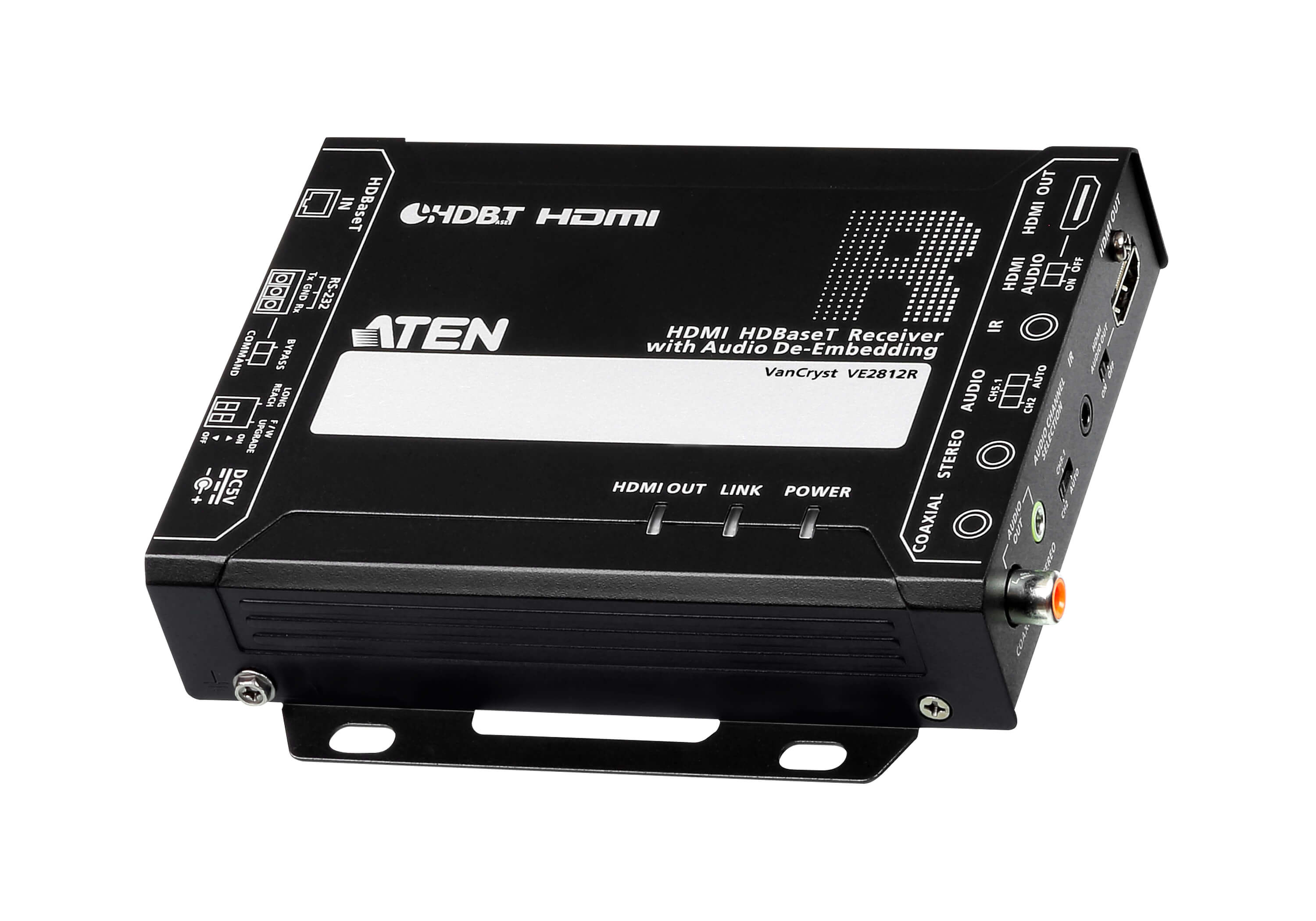 ATEN VE2812R HDMI HD BaseT Receiver with Audio De-Embedding (4K@100m) (HDBaseT Class A)