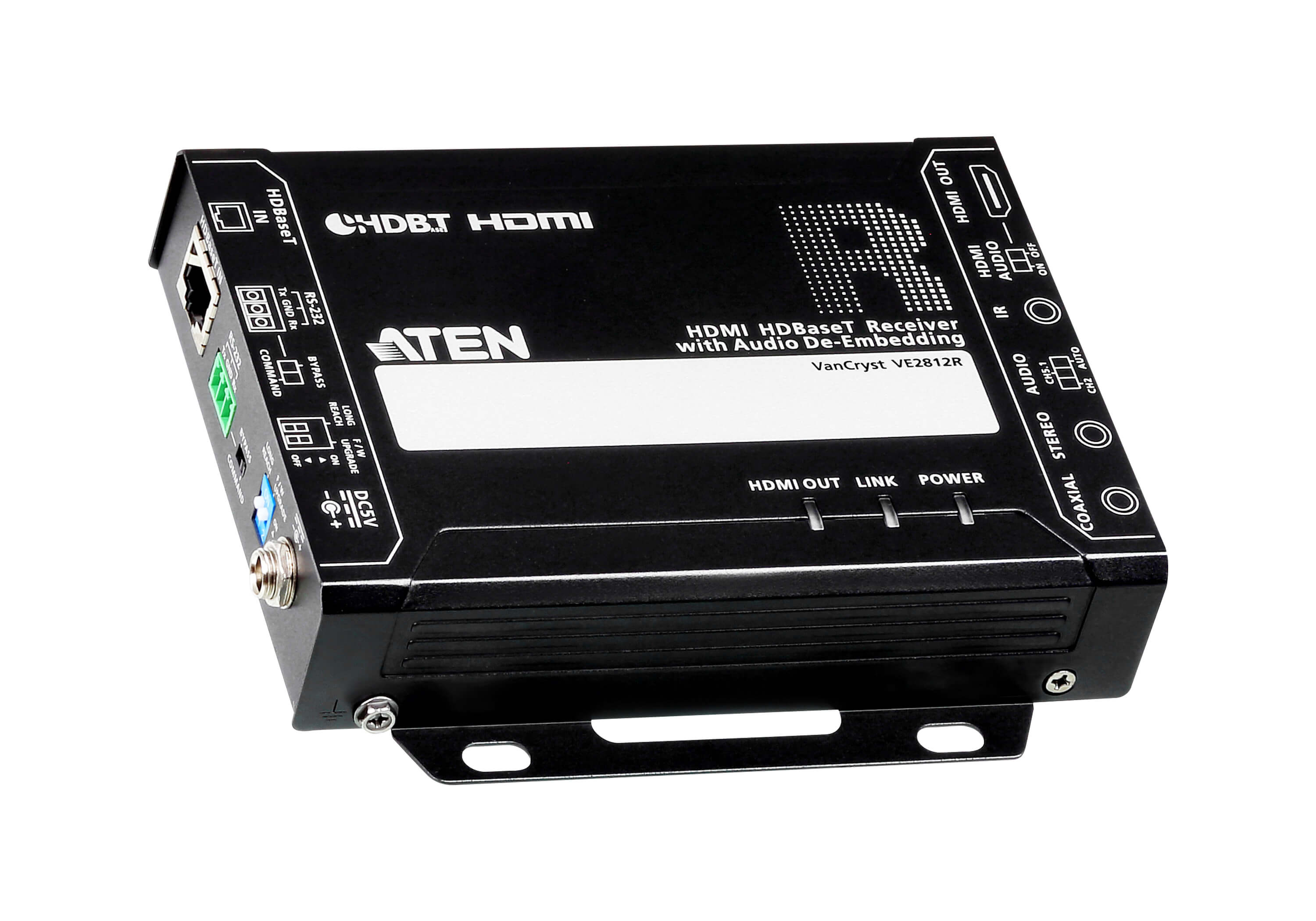 ATEN VE2812R HDMI HD BaseT Receiver with Audio De-Embedding (4K@100m) (HDBaseT Class A)