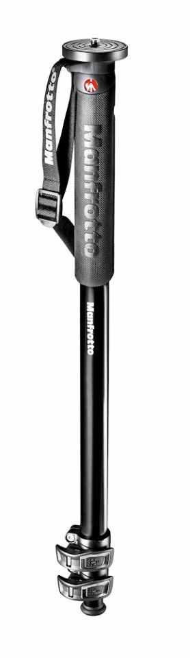 Manfrotto MPMXPROA3 XPRO 3-Section photo monopod, aluminum with Quick power lock